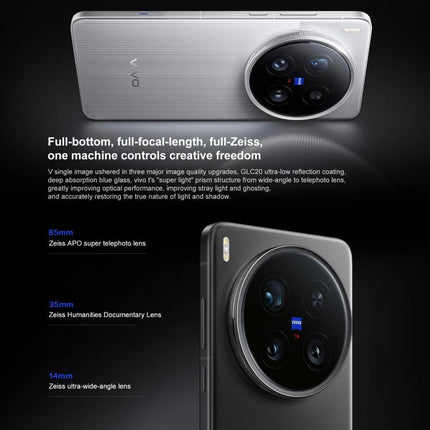 vivo X200 Ultra, 16GB+512GB, Face ID / 3D Ultrasonic Fingerprint, 6.82 inch OriginOS 5 / Android 15 Snapdragon 8 Elite Octa Core, OTG, NFC, Network: 5G, Support Google Play, 16GB+512GB