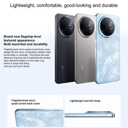 vivo Y300i, 8GB+256GB, Face ID / Side Fingerprint, 6.68 inch Android 15 OriginOS 5 Snapdragon 4 Gen 2 Octa Core, OTG, NFC, Network: 5G