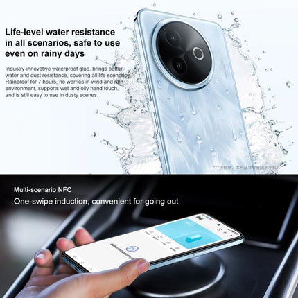 vivo Y300i, 12GB+256GB, Face ID / Side Fingerprint, 6.68 inch Android 15 OriginOS 5 Snapdragon 4 Gen 2 Octa Core, OTG, NFC, Network: 5G