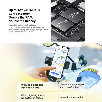 vivo Y300i, 12GB+256GB, Face ID / Side Fingerprint, 6.68 inch Android 15 OriginOS 5 Snapdragon 4 Gen 2 Octa Core, OTG, NFC, Network: 5G