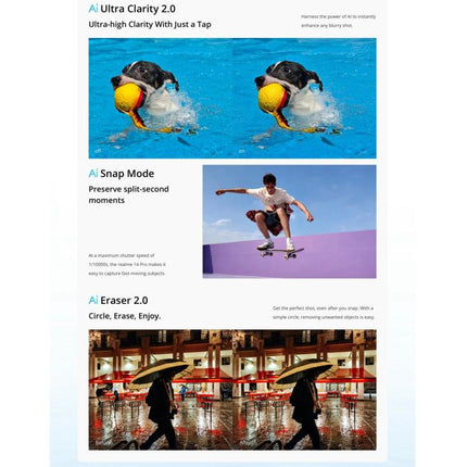 Realme 14 Pro, 16GB+256GB, Screen Fingerprint Identification, 6.77 inch Realme UI 6.0 Dimensity 7300 Octa Core, NFC, Network: 5G