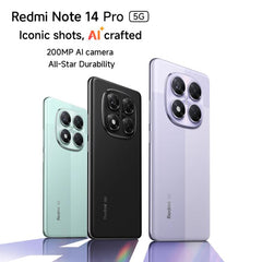 Xiaomi Redmi Note 14 Pro 5G Global, 12GB+512GB, In-screen Fingerprint, 6.67 inch Xiaomi HyperOS MediaTek Dimensity 7300-Ultra Octa Core, NFC, Network: 5G