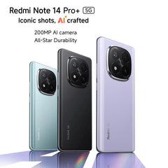 Xiaomi Redmi Note 14 Pro+ 5G Global, 12GB+512GB, In-screen Fingerprint, 6.67 inch Xiaomi HyperOS Snapdragon 7s Gen 3 Octa Core, NFC, Network: 5G