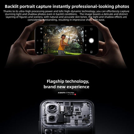Xiaomi 17 Pro Max, 12GB+512GB, 3D Ultrasonic Fingerprint, 6.9 inch + 2.9 inch Xiaomi HyperOS 3 Snapdragon 8 Elite Gen 5 Octa Core, NFC, Network: 5G, 12GB+512GB