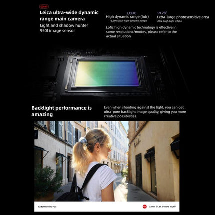 Xiaomi 17 Pro Max, 16GB+512GB, 3D Ultrasonic Fingerprint, 6.9 inch + 2.9 inch Xiaomi HyperOS 3 Snapdragon 8 Elite Gen 5 Octa Core, NFC, Network: 5G, 16GB+512GB