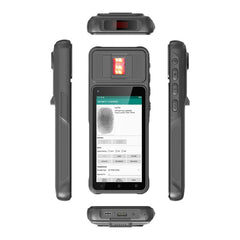 UNIWA F501 Handheld Scanner Phone with Fingerprint Reader, 2GB+32GB, 5.0 inch Android 12, MT6762 Octa Core, 4G Network, AU Plug, AU Plug
