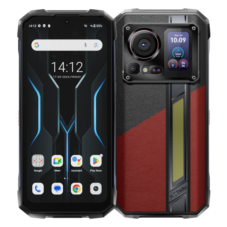 Teléfono robusto HOTWAV Hyper 7 Pro, 16 GB + 256 GB, 10800 mAh, 6,6 pulgadas, Android 14, MediaTek Dimensity 7050 5G, Red: 5G, OTG, NFC