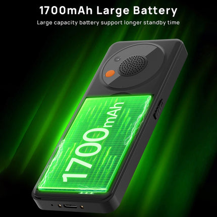 UNIWA V2000 Elder Keypad Phone, 2.4 inch Unisoc T107, 1700mAh Battery, LED Flashlight, SOS, Network: 4G, EU Plug