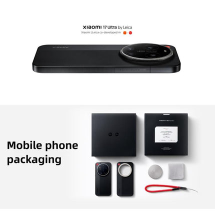 Xiaomi 17 Ultra By Leica, 16GB+512GB, 3D Ultrasonic Fingerprint, 6.9 inch Xiaomi HyperOS 3 Snapdragon 8 Elite Gen 5 Octa Core, NFC, Network: 5G, By Leica, 16GB+512GB