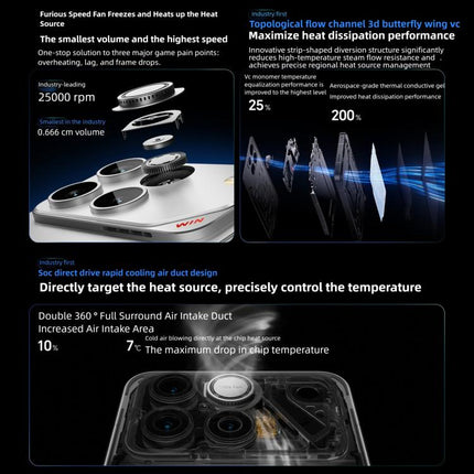 Honor WIN, 12GB+512GB, 3D Ultrasonic Fingerprint, 10000mAh Battery, 6.83 inch MagicOS 10.0 / Android 16 Snapdragon 8 Elite Gen 5 Octa Core, Network: 5G, NFC, OTG, 12GB+512GB