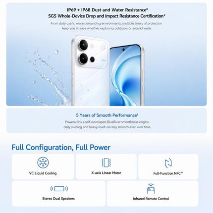 vivo S60, 12GB+512GB, 6.59 inch Android 16 OriginOS 6 Snapdragon 8s Gen 3 Octa Core, OTG, NFC, Network: 5G, Support Google Play, 12GB+512GB