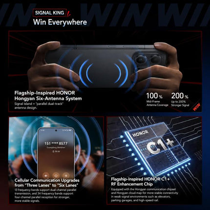 Honor WIN Turbo, 12GB+256GB, 10000mAh Battery, 6.79 inch MagicOS 10.0 / Android 16 Dimensity 8500 Racing Edition Octa Core, Network: 5G, NFC, OTG, 12GB+256GB