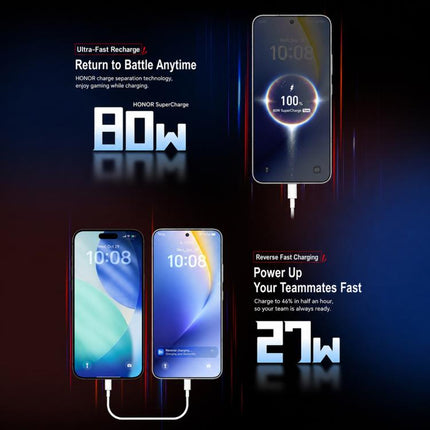 Honor WIN Turbo, 12GB+512GB, 10000mAh Battery, 6.79 inch MagicOS 10.0 / Android 16 Dimensity 8500 Racing Edition Octa Core, Network: 5G, NFC, OTG, 12GB+512GB