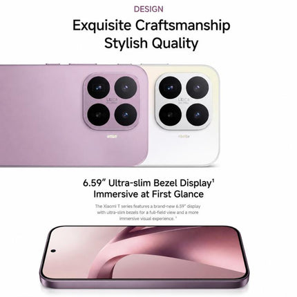Xiaomi 17T, 12GB+256GB, Screen Fingerprint, 6.59 inch Xiaomi HyperOS 3 Dimensity 8500-Ultra Octa-Core, NFC, Network: 5G, 12GB+256GB