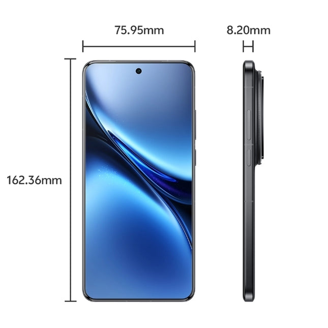 vivo X200 Pro, 12GB+256GB, Face ID / Screen Fingerprint Identification, 6.78 inch Android 15 Dimensity 9400 Octa Core, OTG, NFC, Network: 5G, Support Google Play