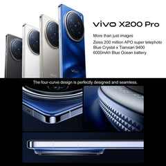 vivo X200 Pro, 16GB+512GB, Face ID / Screen Fingerprint Identification, 6.78 inch Android 15 Dimensity 9400 Octa Core, OTG, NFC, Network: 5G, Support Google Play, X200 Pro, 16GB+512GB