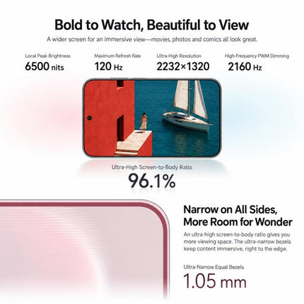 HUAWEI Pura X View, 12GB+1TB, Side Fingerprint Identification, 6.39 inch HarmonyOS 7.0 Kirin 9030S Octa Core, NFC, OTG, Not Support Google Play, 12GB+1TB