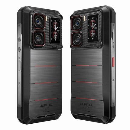 Oukitel WP300 Rugged Phone with Watch, 12GB+512GB, 6.8 inch Android 15 MediaTek Dimensity 7050 Octa Core, NFC, OTG, Network: 5G