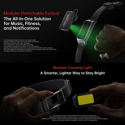 Oukitel WP300 Rugged Phone with Watch, 12GB+512GB, 6.8 inch Android 15 MediaTek Dimensity 7050 Octa Core, NFC, OTG, Network: 5G