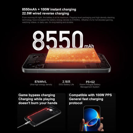 Xiaomi Redmi K90 Max, 12GB+512GB, 6.83 inch Xiaomi HyperOS 3 Dimensity 9500 Octa Core, NFC, Network: 5G, 16GB+512GB
