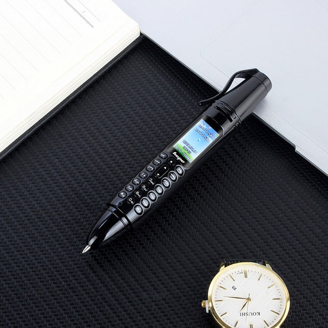Multifunctional Remote Noise Reduction Back-clip Recording Pen with 0.96 inch Color Screen, Dual SIM Dual Standby, Support Bluetooth, GSM, LED Light, Handwriting