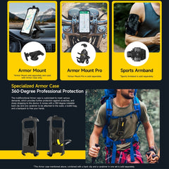 Ulefone Armor 27 Pro Rugged Phone, 12GB+256GB, Night Vision, 10600mAh, 6.78 inch Android 14 MediaTek Dimensity 6300 Octa Core, Network: 5G, NFC, Armor 27 Pro