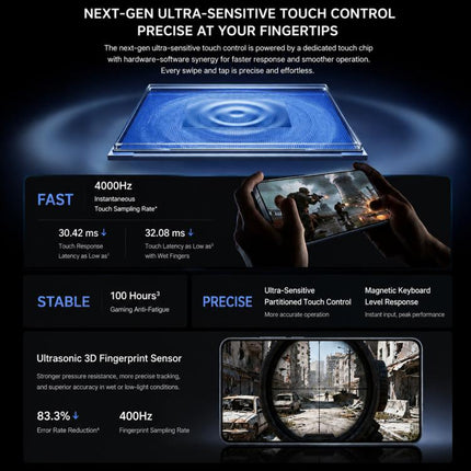 vivo iQOO 15T, 16GB+512GB, Ultrasonic 3D Fingerprint, 6.82 inch Android 16 OriginOS 6 Dimensity 9500 Monster Octa Core, OTG, NFC, Network: 5G, Support Google Play, 16GB+512GB