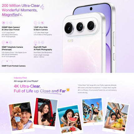Honor 600 Pro, 12GB+512GB, Screen Fingerprint, 6.57 inch MagicOS 10.0 / Android 16 Dimensity 8550 Elite Octa Core, Network: 5G, NFC, OTG, 12GB+512GB