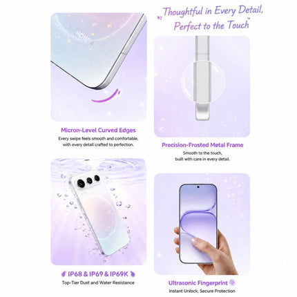 Honor 600 Pro, 12GB+512GB, Screen Fingerprint, 6.57 inch MagicOS 10.0 / Android 16 Dimensity 8550 Elite Octa Core, Network: 5G, NFC, OTG, 16GB+512GB