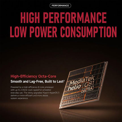 Xiaomi REDMI 17C, 4GB+128GB, 6.88 inch Xiaomi HyperOS 3 MediaTek Helio G81-Ultra Octa Core, Network: 4G, 4GB+128GB