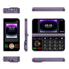 SOYES V-899, 32MB+64MB, 2.4 inch + 2.8 inch Display MTK6261D CPU, BT 3.0, Network: 2G, Dual SIM