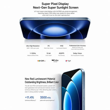 Xiaomi 17 Max, 16GB+256GB, 3D Ultrasonic Fingerprint, 6.9 inch Xiaomi HyperOS 3 Snapdragon 8 Elite Gen 5 Octa Core, NFC, Network: 5G, 16GB+256GB