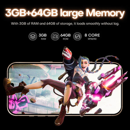i16 Pro Max / A08A, 3GB+64GB, 6.73 inch Screen, Face Identification, Android 8.1 MTK6753 Octa Core, Network: 4G, Dual SIM, US Plug, i16 Pro Max / A08A, US Plug
