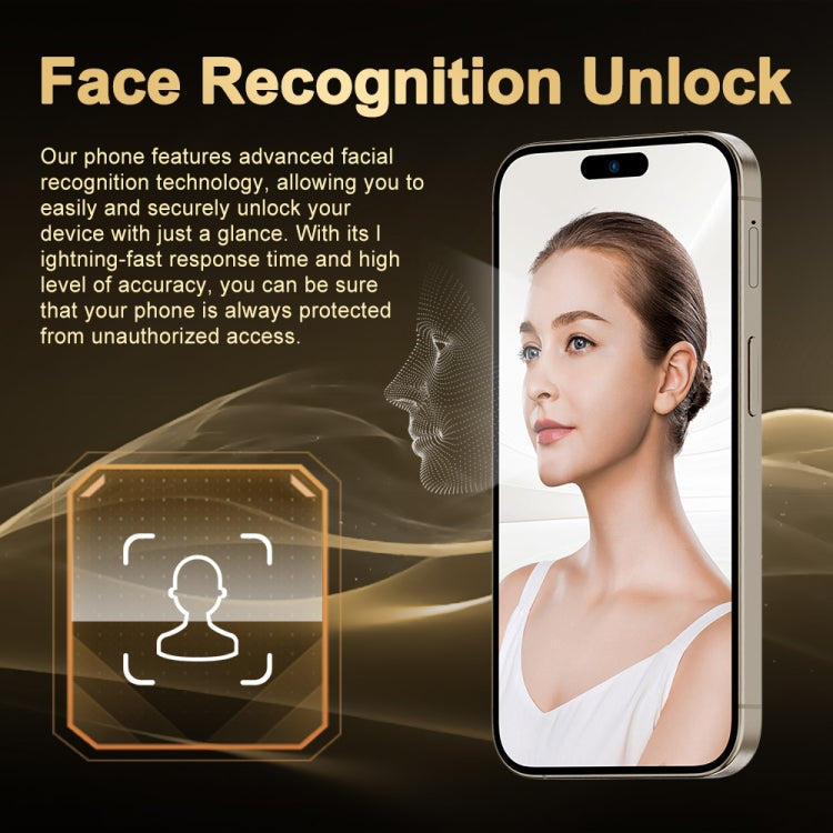 i16 Pro Max / Q5A, 6GB+128GB, 6.5 inch Screen, Face Identification, Android 10 MTK6762 Octa Core, OTG, NFC, Network: 4G, Dual SIM, EU Plug
