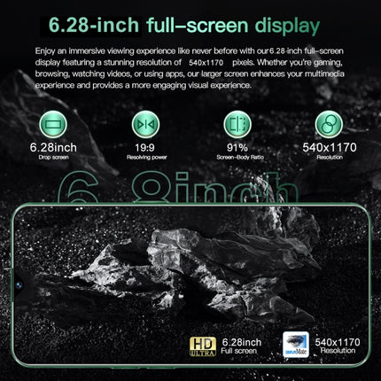 Pova 6 Pro / SDT39, 2GB+16GB, Face Identification, 6.28 inch Screen Android 6.0 SC7731 Quad Core, Network: 3G, Dual SIM