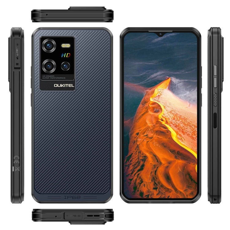 Oukitel WP50 5G Robustes Telefon, 4 GB + 256 GB, 6,6 Zoll Android 14.0 MediaTek Dimensity 6100+ Octa-Core 3,0 GHz, NFC, OTG, Netzwerk: 5G
