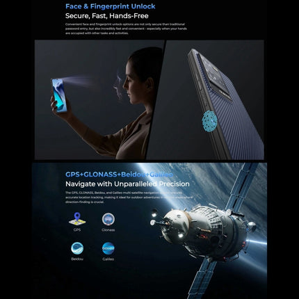 Teléfono robusto Oukitel WP50 5G, 4 GB + 256 GB, 6,6 pulgadas, Android 14.0, MediaTek Dimensity 6100+, ocho núcleos, 3,0 GHz, NFC, OTG, red: 5G