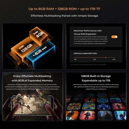 Teléfono robusto Oukitel WP28 S IP68/IP69K, 4 GB + 128 GB, huella dactilar, 6,52 pulgadas Unisoc T606 Octa-core, NFC, OTG, red: 4G, WP28 S