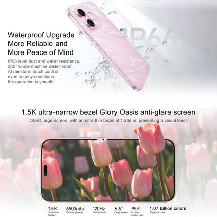 Honor X80i, 12GB+512GB, In-screen Fingerprint, 6.6 inch MagicOS 10.0 Android 16.0 Dimensity 6500 Elite Octa Core, Network: 5G, OTG, NFC, 12GB+512GB