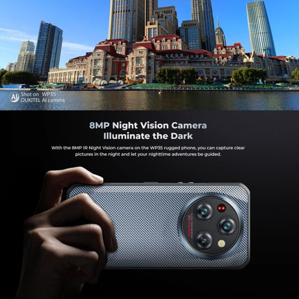 Teléfono robusto Oukitel WP35 5G, 8 GB + 256 GB, identificación de huellas dactilares IP68 / IP69K, 11000 mAh, 6,6 pulgadas MediaTek Dimensity 6100+ Octa Core, NFC, OTG, red: 5G, WP35 5G