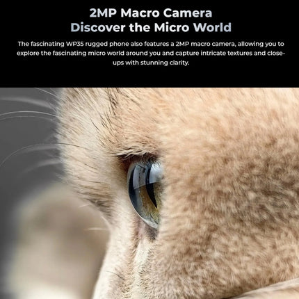 Teléfono robusto Oukitel WP35 5G, 8 GB + 256 GB, identificación de huellas dactilares IP68 / IP69K, 11000 mAh, 6,6 pulgadas MediaTek Dimensity 6100+ Octa Core, NFC, OTG, red: 5G, WP35 5G