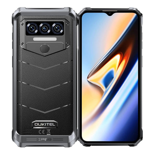 Oukitel WP38 Rugged Phone, 12GB+256GB, IP68/IP69K, Fingerprint Identification, 10600mAh, 6.52 inch MediaTek MT8788 Octa Core, NFC, OTG, Network: 4G