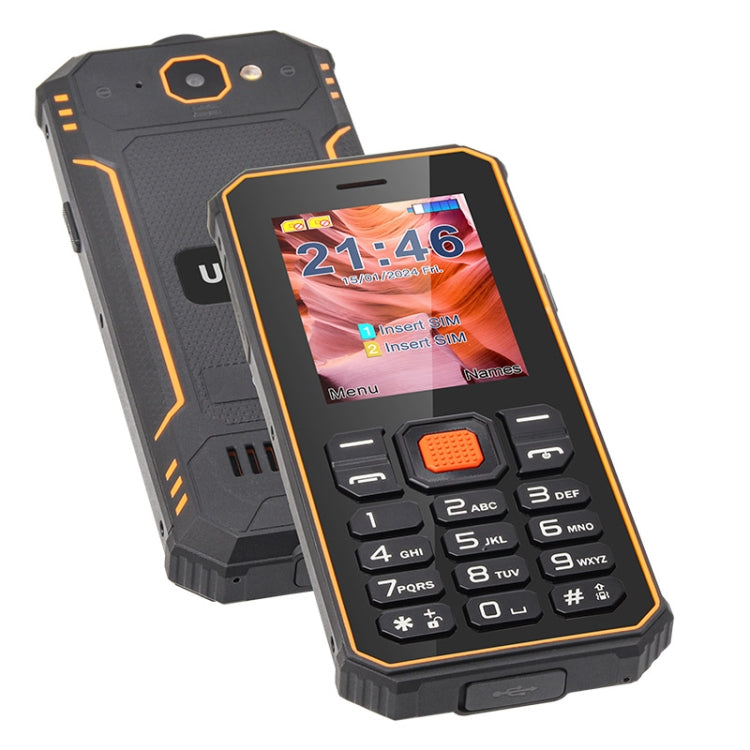 UNIWA S2 IP68 Rugged Keypad Phone, 2.4 inch Mediatek MT6261, 2500mAh Battery, 21 Keys, Network: 2G