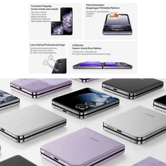 Xiaomi MIX Flip, 12GB+512GB, 6.86 inch + 4.01 inch Xiaomi HyperOS Snapdragon 8 Gen 3 Octa Core 4nm up to 3.3GHz, NFC, Network: 5G, 12GB+512GB