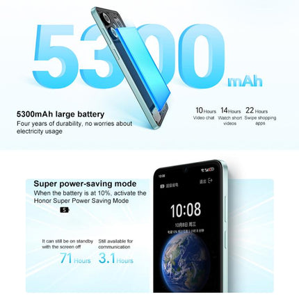 Honor Play 70C, 6GB+128GB, 6.75 inch MagicOS 9.0 Android 15 MediaTek Helio G81 Ultra Octa Core, Network: 4G, OTG, 6GB+128GB