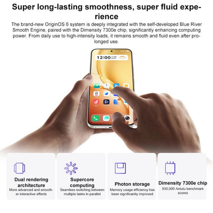vivo Y600 Pro, 8GB+128GB, In-screen Fingerprint, 6.83 inch Android 16 OriginOS 6 Dimensity 7300e Octa Core, OTG, NFC, Network: 5G, 8GB+128GB