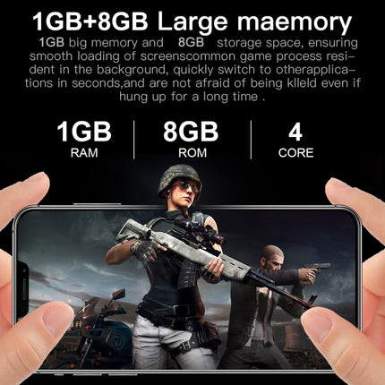 Face Identification, Android 6.0 Spreadtrum 7731 Quad Core, Network: 3G, 1GB+16GB, 6.3 inch