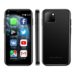 2.5 inch MTK6580 Quad Core up to 1.3GHz, Bluetooth, WiFi, FM, Network: 3G, Dual SIM