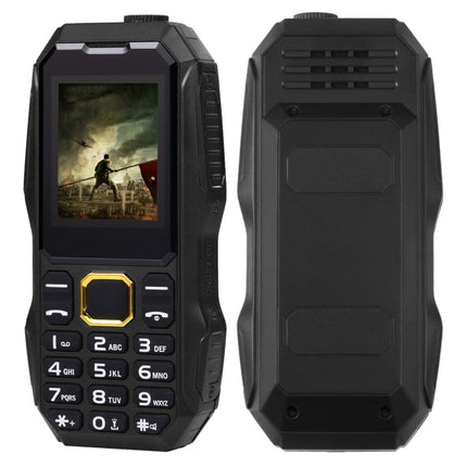 Wasserdicht, stoßfest, staubdicht, 5800 mAh Akku, 1,8 Zoll, 21 Tasten, LED-Taschenlampe, Dual-SIM