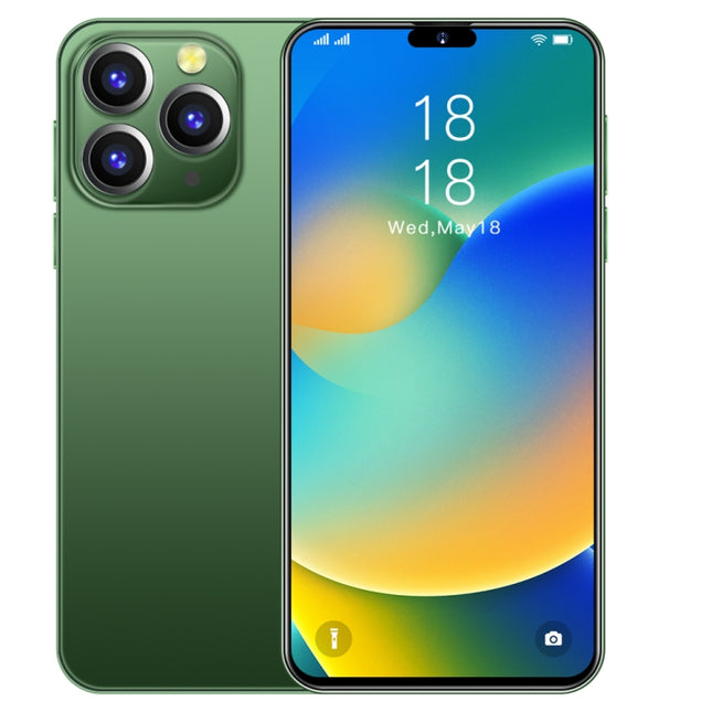 Gesichtserkennung, Android 6.0 Spreadtrum 7731G Quad Core, Netzwerk: 3G, Dual-SIM, mit 64 GB TF-Karte, i14 Pro Max N85+ 2 GB+16 GB